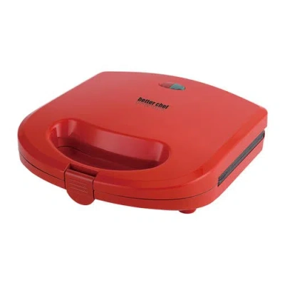 Better Chef Non-stick Electric Waffle Maker In Red