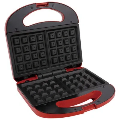 Better Chef Non-stick Electric Waffle Maker In Red