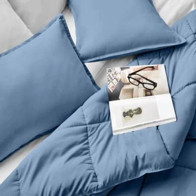 Bare Home All-season Down Alternative Comforter Set In Blue