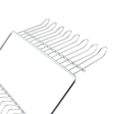Better Chef 22-inch 2 Tiered Dish Rack With Utensil Caddy In Silver