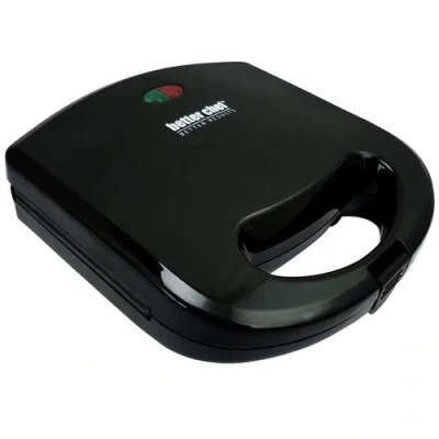 Better Chef Non-stick Electric Waffle Maker In Black