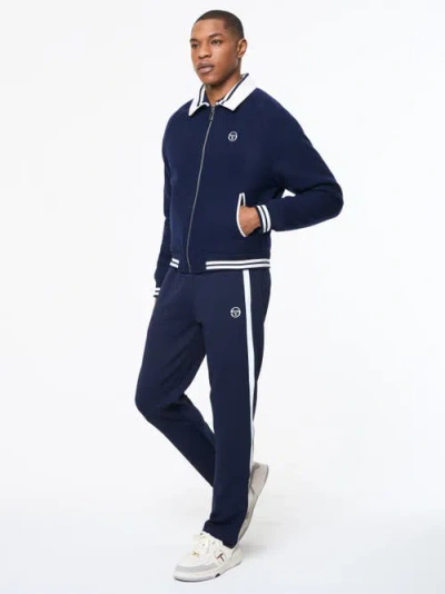 Sergio Tacchini Marco Varsity Jacket In Blue