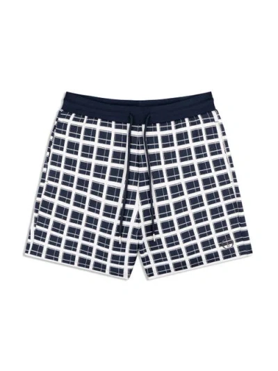 Sergio Tacchini Damarindo Check Short In Blue