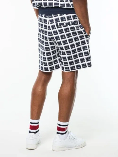Sergio Tacchini Damarindo Check Short In Blue