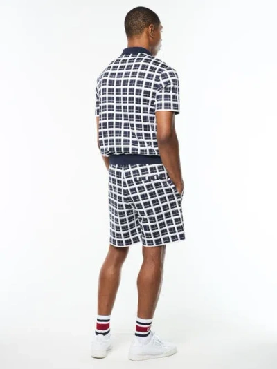 Sergio Tacchini Damarindo Check Short In Blue