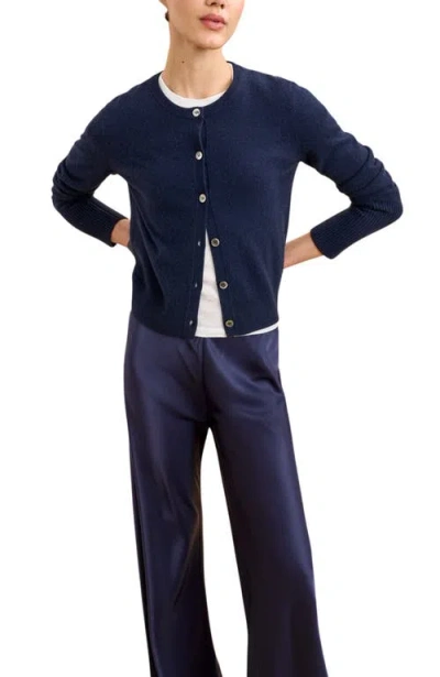 La Ligne Solid Lean Lines Sweater In Blue