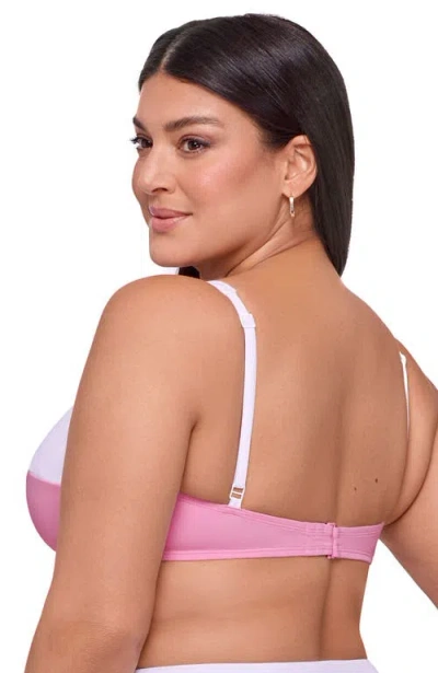 S3 Apparel Supportive Tall Underwire Bikini Top In Pink