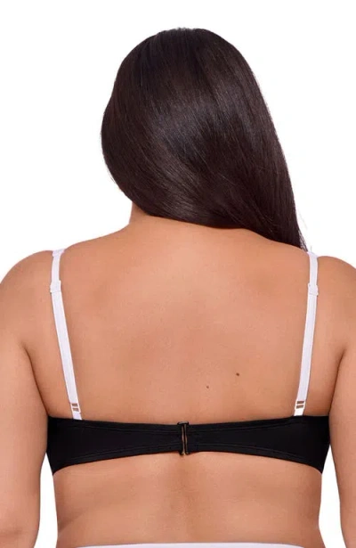 S3 Apparel Supportive Tall Underwire Bikini Top In Black