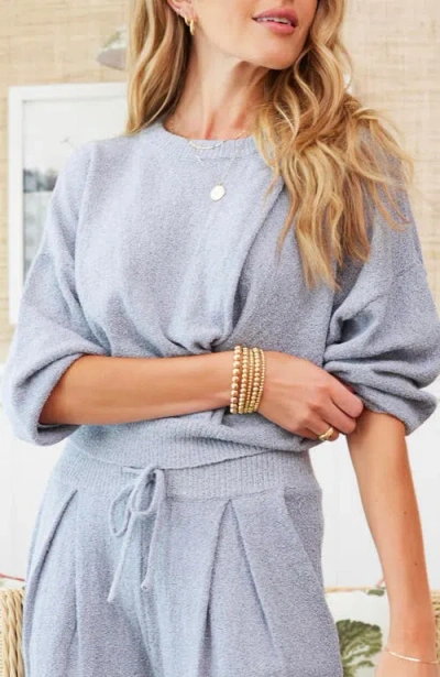 Bishop + Young Jet-set Pullover In Blue