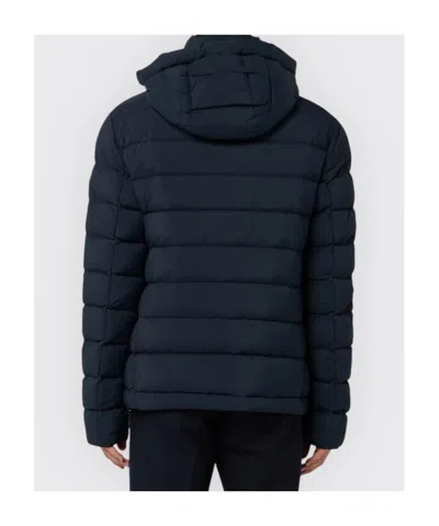 Peuterey Lightweight Down Jacket With Drawstrings For Men In Blue