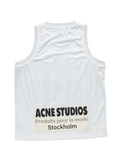 Acne Studios Logo Vest In White