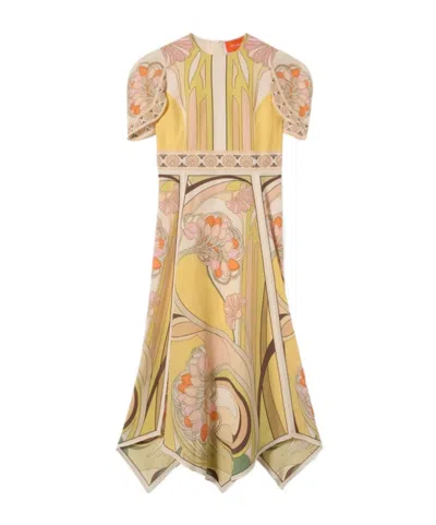 La Doublej Cherie Scarf Maxi Dress In Neutral