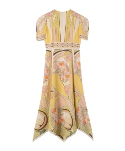 La Doublej Cherie Scarf Maxi Dress In Neutral