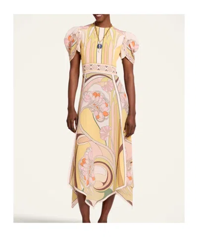 La Doublej Cherie Scarf Maxi Dress In Neutral