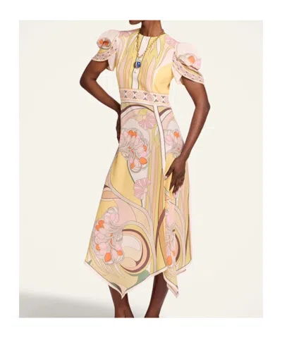 La Doublej Cherie Scarf Maxi Dress In Neutral