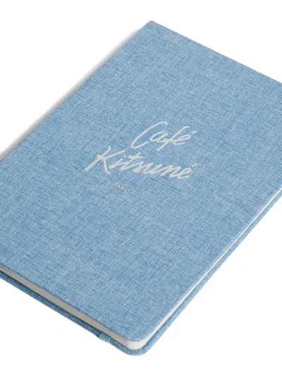 Café Kitsuné Textured Notebook In Blue