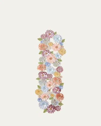 Kim Seybert Dahlia Table Runner In Multi