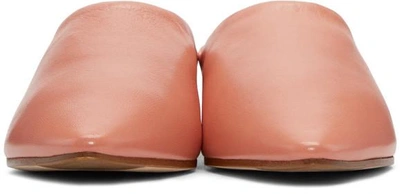 Shop Acne Studios Pink Amina Flats