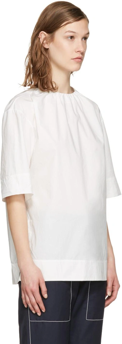 Shop Marni White Poplin Blouse