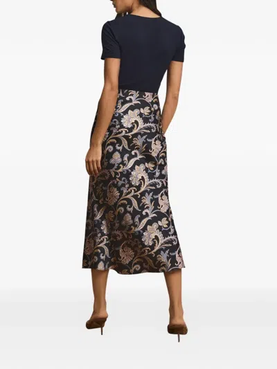 Veronica Beard Benedict Crew-neck T-shirt In Blue