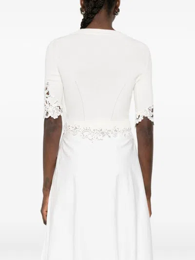 Ermanno Scervino Sweaters White In White