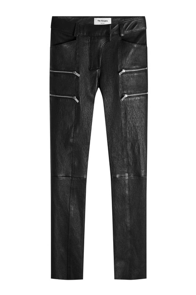 The Kooples Leather Pants In Black