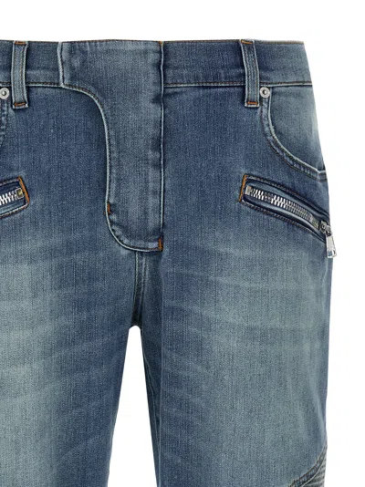 Balmain 'biker' Jeans In Blue