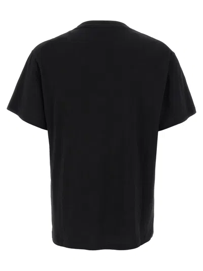 Alexander Mcqueen Logo Lettering Crewneck T-shirt In Black
