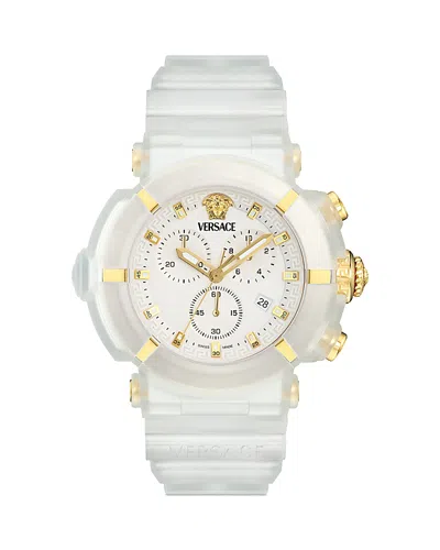 Versace V-real Active Chrono 45mm In Pink