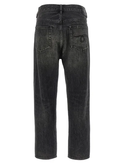 R13 Crossover Five-pocket Jeans In Black