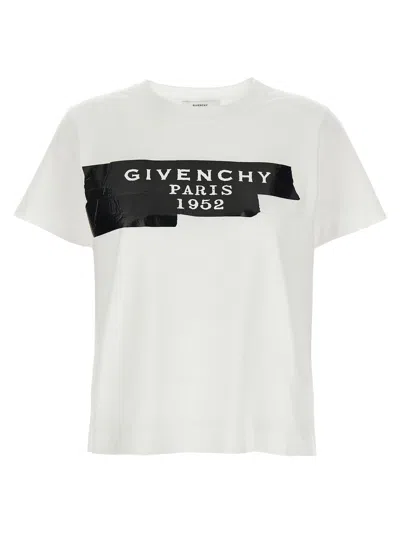 Givenchy White Black Logo T-shirt