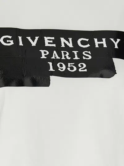 Givenchy White Black Logo T-shirt