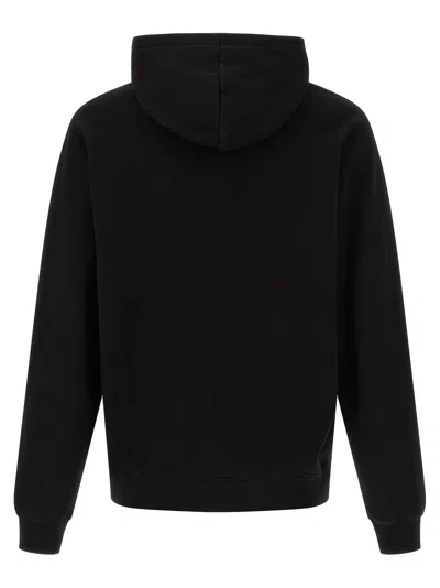 Jacquemus Cotton Fabric Hoodie With Long Sleeves In Black