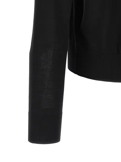 Dsquared2 Wool Sweater In Black