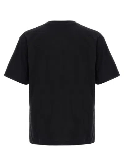 Valentino Crew Neck Short Sleeve T-shirt Design In Black