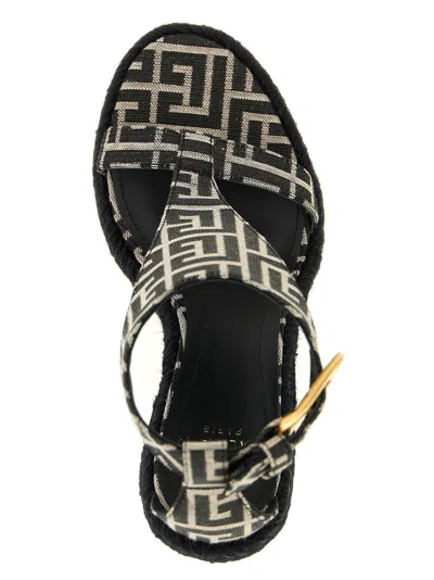Balmain 'anthem' Espadrilles In Black