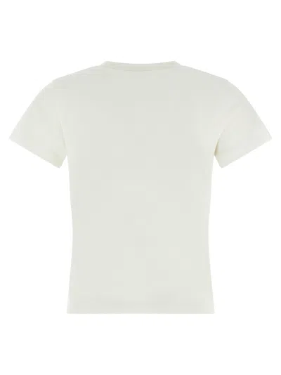Alexander Mcqueen Skull Embroidered Regular Fit T-shirt In White