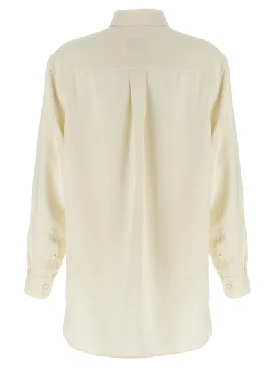 Brioni Buttoned Oversized Shirt In Neutral