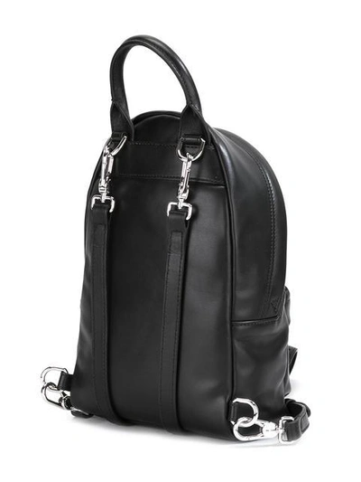 Shop Givenchy Black Logo Mini Leather Backpack