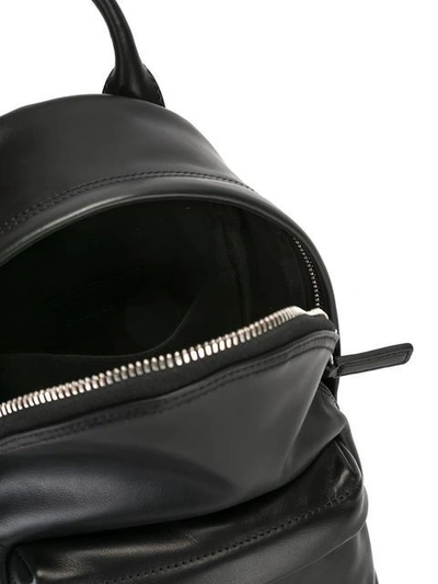 Shop Givenchy Black Logo Mini Leather Backpack