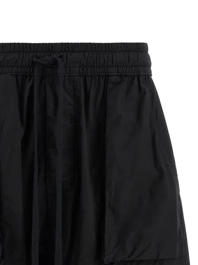 Thom Krom Drawstring Multiple-pocket Shorts In Black