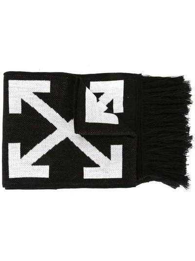 Off-white Stripe And Arrows Scarf