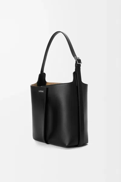 Loewe Medium Bilbao Bucket In Smooth Leather Skin For Woman In Black