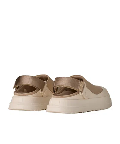 Ugg Goldenglow Slingback Flat Mules In Brown
