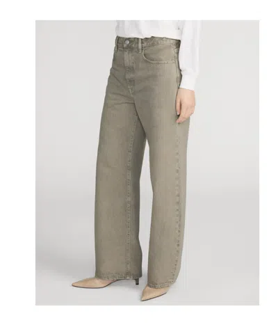 Frame Belt Loop Jeans In Brown