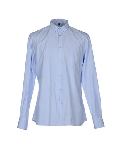 Dondup Solid Colour Shirt In Azure
