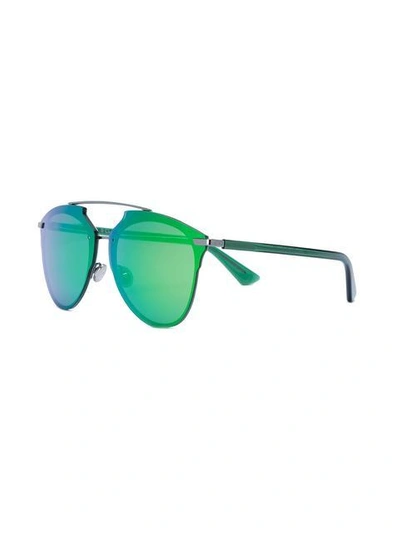 Shop Dior Reflectedp Sunglasses In Green