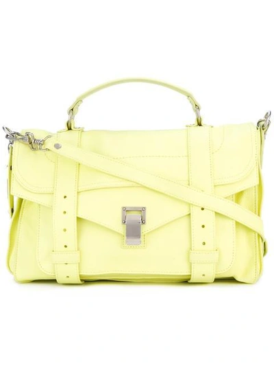 Shop Proenza Schouler Medium Ps1 Satchel In Yellow