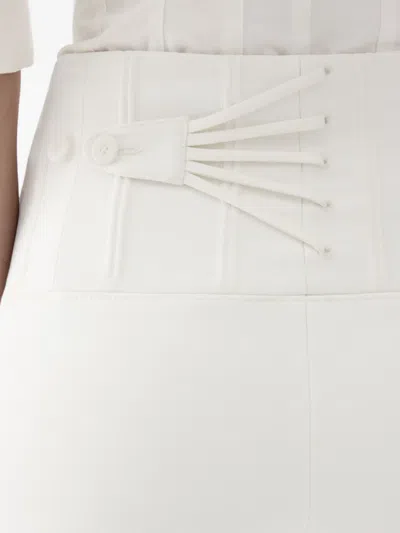 Jacquemus Buttoned Back Shirt In White
