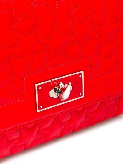 Shop Givenchy Mini Shark Shoulder Bag In Red
